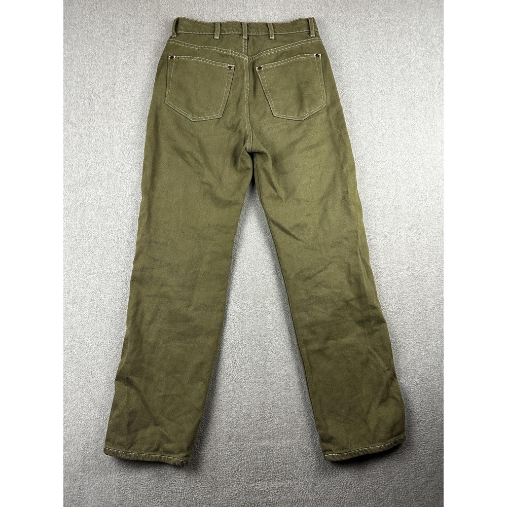 Reformation Jeans Womens 27 Green Cowboy High Rise Straight Kalamata Denim - Picture 10 of 12
